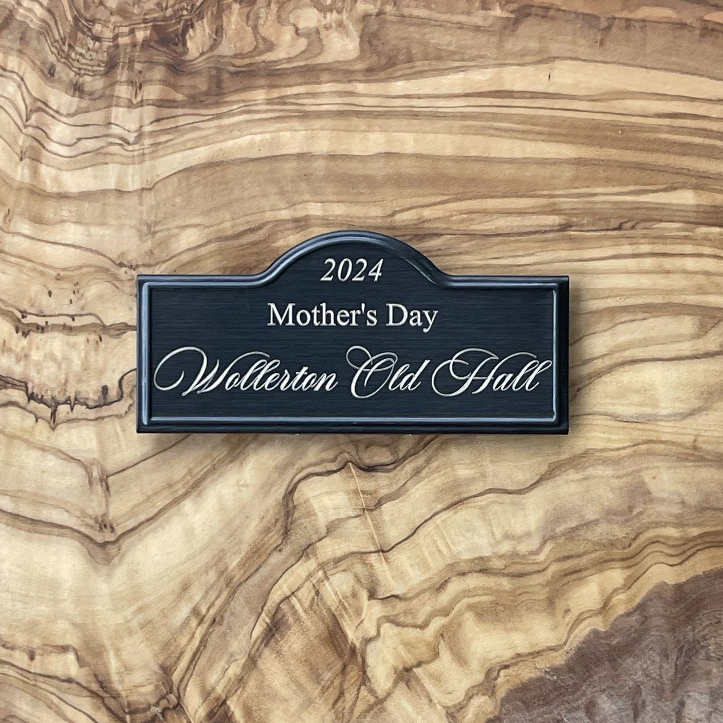 Dedication Rose Marker | Laser Engraved Metal Plant Tag | Special Occasion Flower Gift