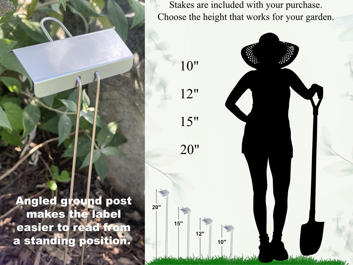 Classic Botanical Marker - Stainless Steel