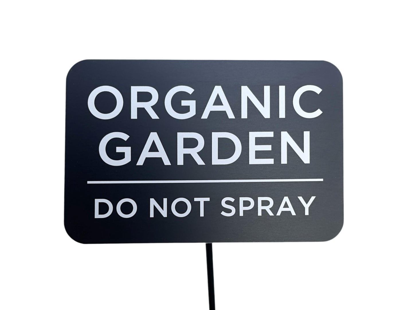 Do Not Spray Garden Sign – Engraved Metal Stake for Organic Gardens, Community Spaces & Eco-Friendly Yards