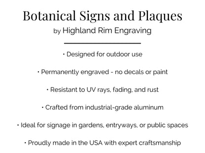Do Not Spray or Mow Garden Sign — Large 6"x4" Aluminum Yard Stake for Pollinator Habitats, Wildflowers & Landscapes