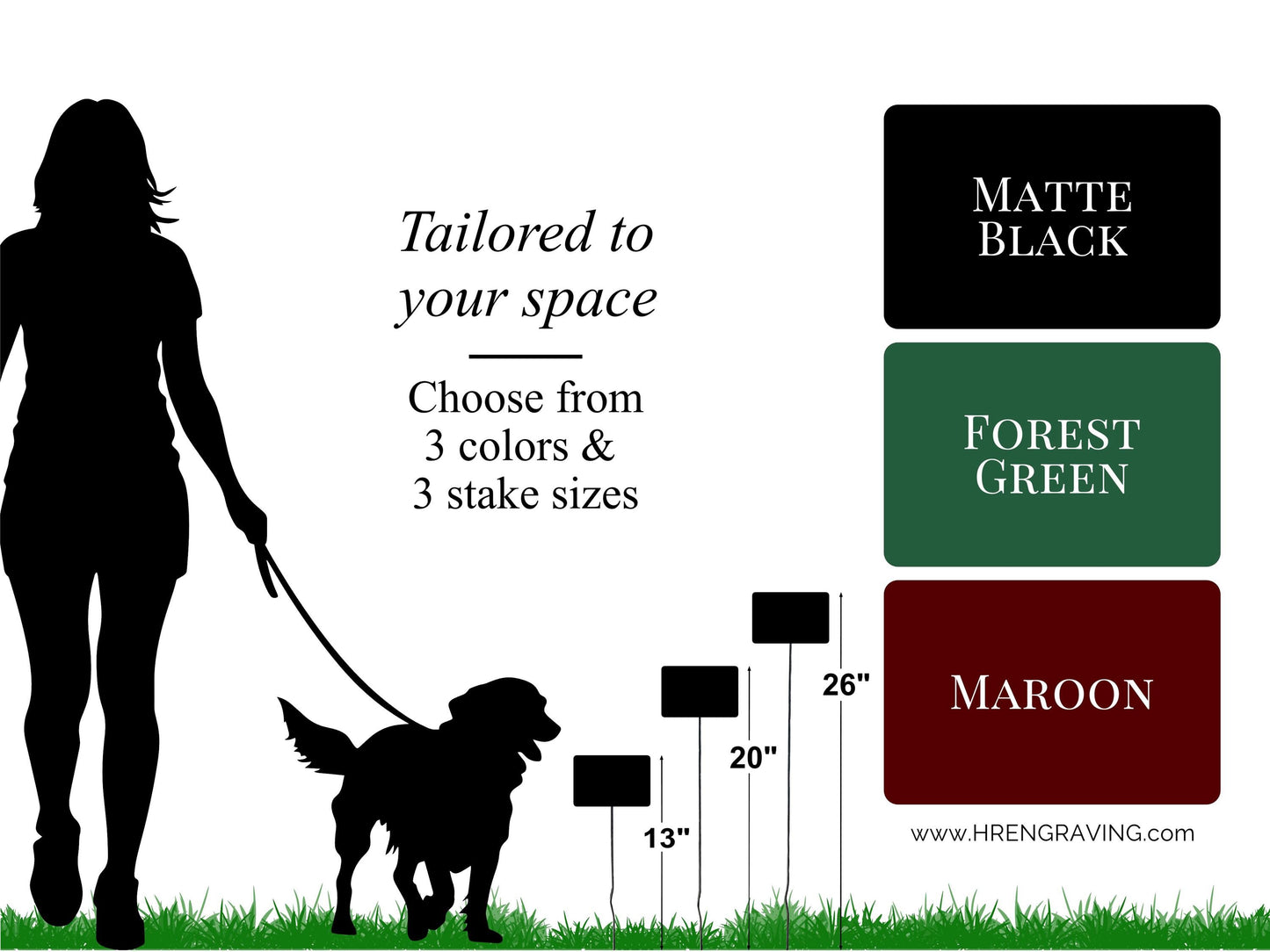 Funny Dog Water Bowl Garden Sign – outdoor display and installation example
