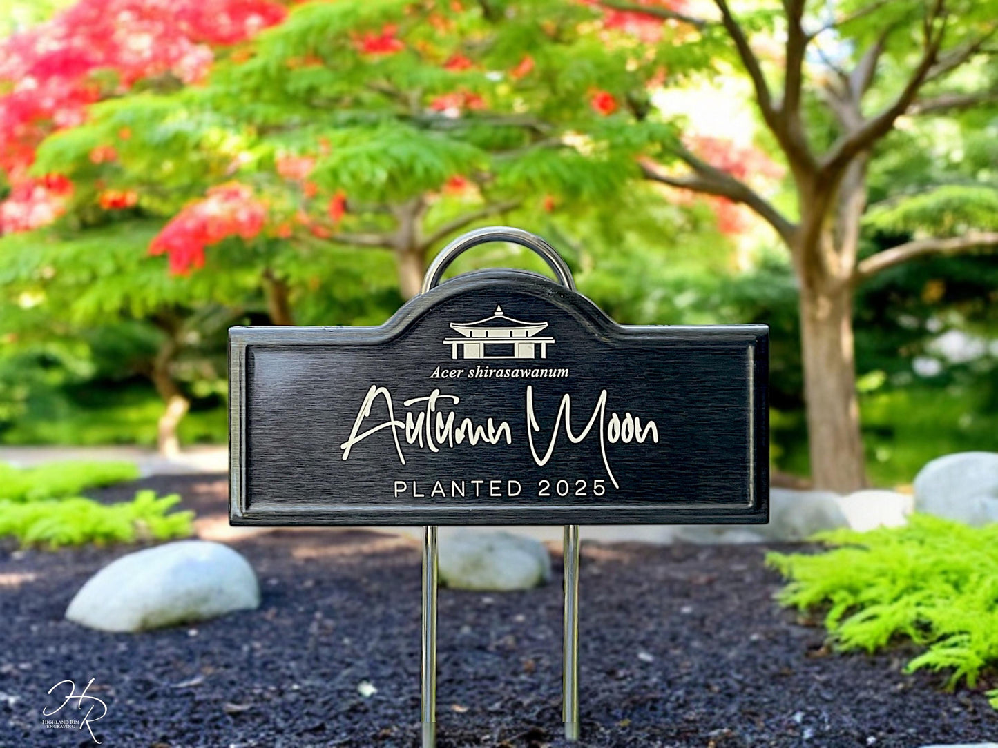 Custom Japanese Maple Plant Tag – Botanical Garden Marker